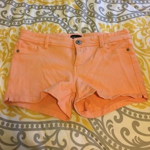 Spandex peach shorts