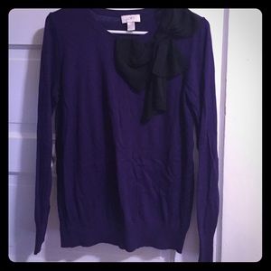 Purple loft sweater