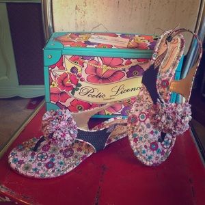 Poetic License Pom Pom Sandals