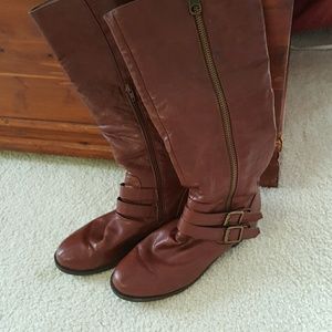 Classic Cognac Riding Boots