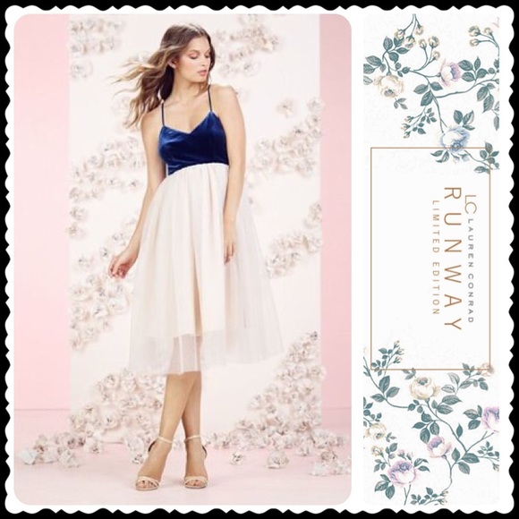 LC velvet tutu runway dress