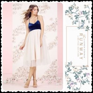 LC velvet tutu runway dress