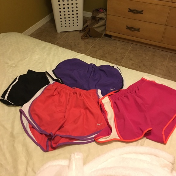 3 Nike shorts & 1 adidas