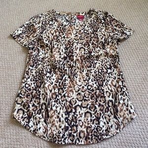 Merona animal print top.
