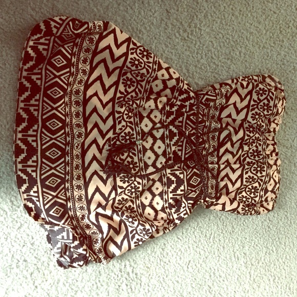 Strapless dress