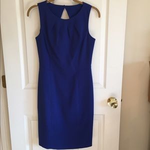 Eliza J Royal Blue Dress Cut-Out Back 2 NWOT