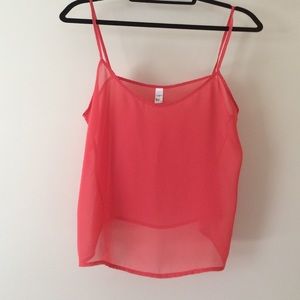 American Apparel 100% Chiffon tank