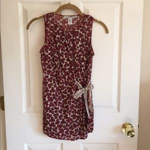 MNG by Mango Sleeveless Shirt Grosgrain Bow XS