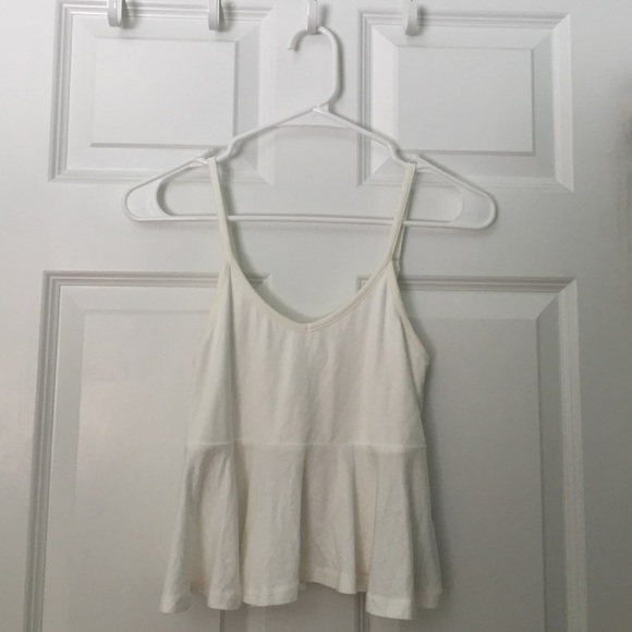 White peplum shirt