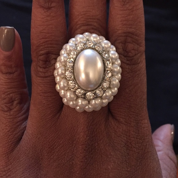 Beautiful Pearl adjustable ring💍
