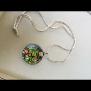 Gorgeous hand made glass pendant