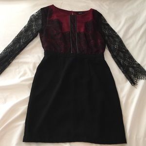 Forever 21 Lace Sleeved Mini Dress