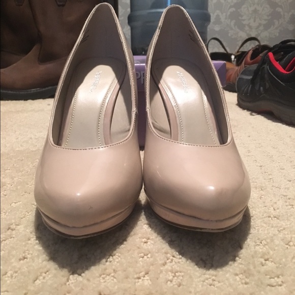 Patent leather heels