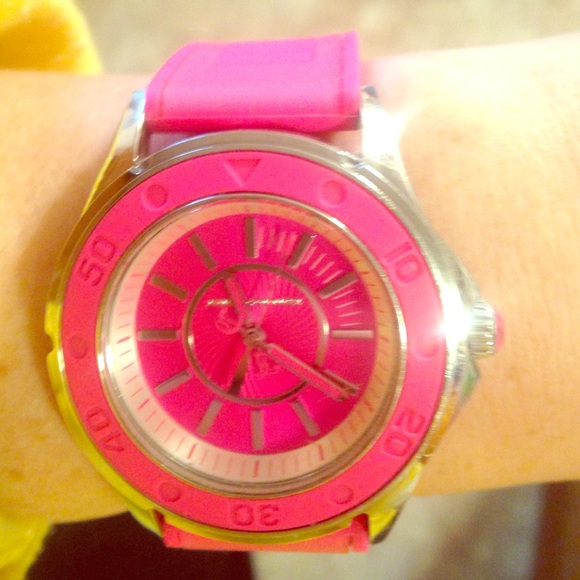 Neon juice couture pink watch ⌚️ 2️⃣4️⃣ hour sale