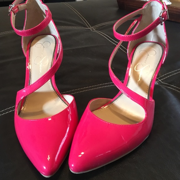 Hot pink Jessica Simpson heels