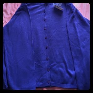 Dress Barn Purple Cardigan & Shell