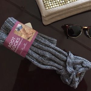Heather Grey Boot Socks