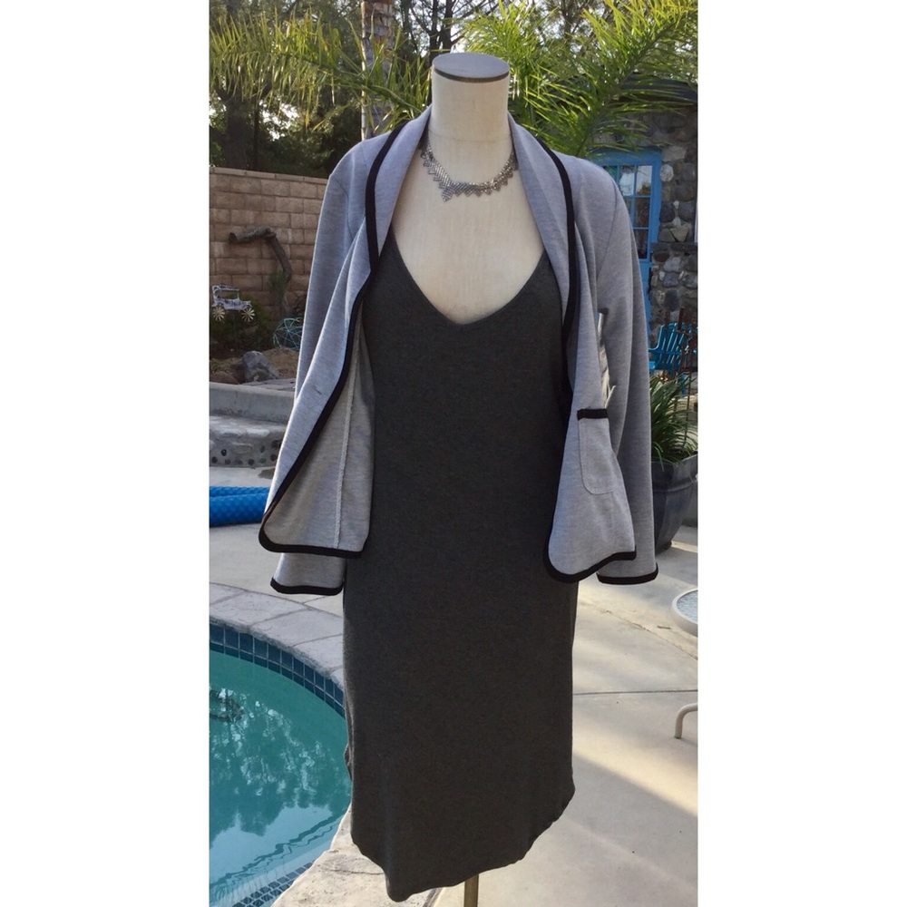 Jacket gray with Blk accents Large NEW XL