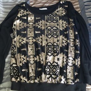 Sequin sparkle sweater