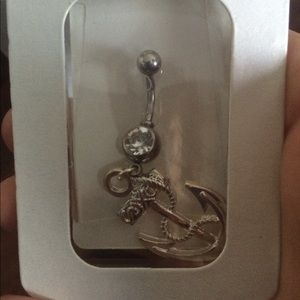Anchor Belly Ring