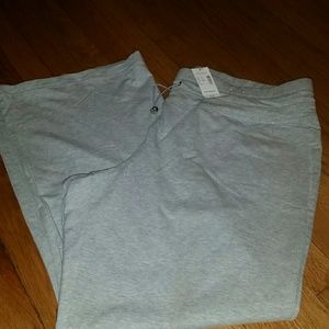 Light Gray Workout/Track Pants by Lane Bryant