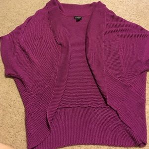 Purple cardigan knitted. 26/28