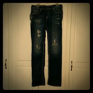 Aiko Baby Boot Silver Jeans