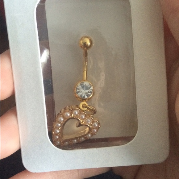 Gold belly ring