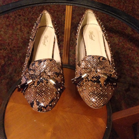 Snakeskin Loafers