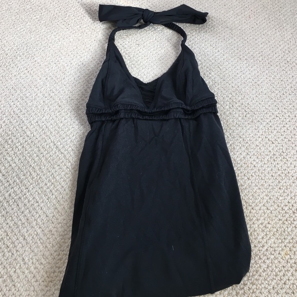 Black halter Lululemon top!