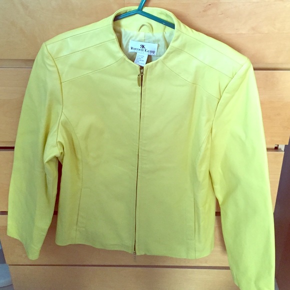 Russell Kemp Yellow Leather Jacket