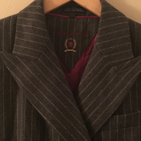 Tommy Hilfiger double breasted wool blazer