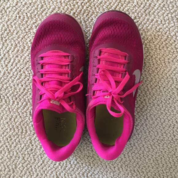 Pink Nike Frees Size 7