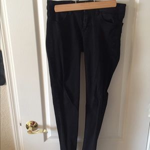 Black jeggings, skinny jeans from American Eagle