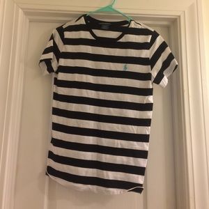 Ralph Lauren Polo Black and White Stripe Shirt