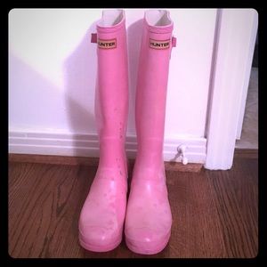 PINK HUNTER BOOTS TALL