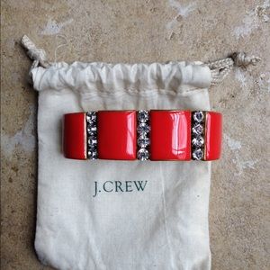 JCrew orange stretch bangle