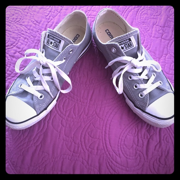 Gray Low Top Chuck Taylor All Star Converse