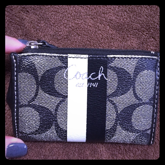 Authentic Coach Leather Coin Purse