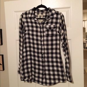 Plaid Shirt and Free People Sweater Bundle