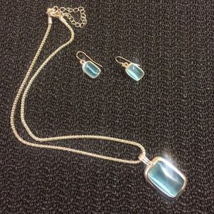 SOLD. Necklace/earring combo