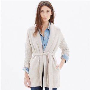 💕NWT MADEWELL SHAWL COLLAR cardigan