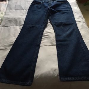 Levi boot cut denim jeans