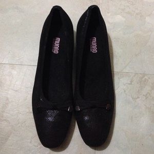 Munro black summer wedge shoe size 11M