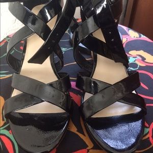 I.N.C. Black Strappy Sandals NWOT