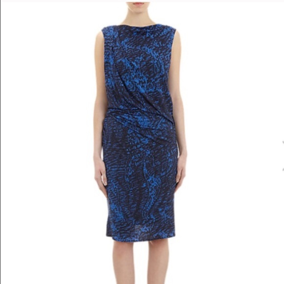 Helmut Lang blue dress