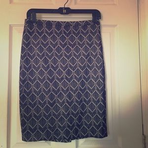 Limited patterned skirt