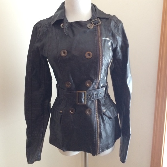 Jackets & Blazers - ✨MAKE OFFER✨ Faux-Leather Jacket