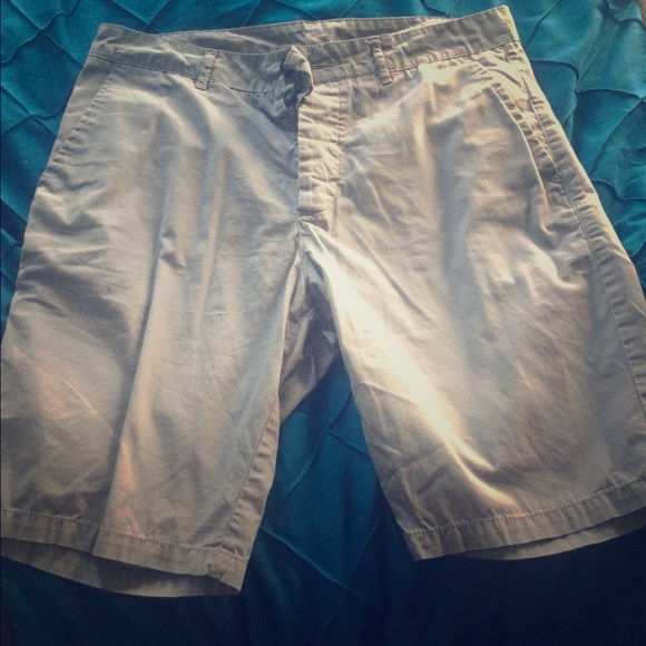 Gray Mens Dress Shorts
