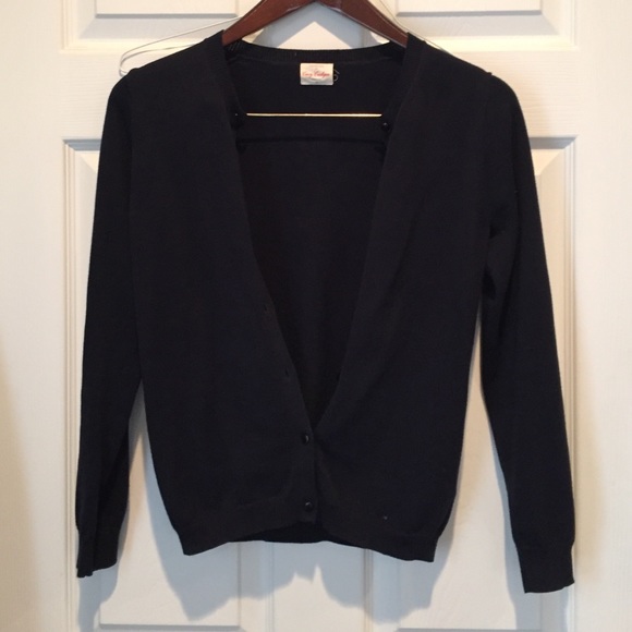 J. Crew Kids Navy Button Down Cardigan - Picture 2 of 3